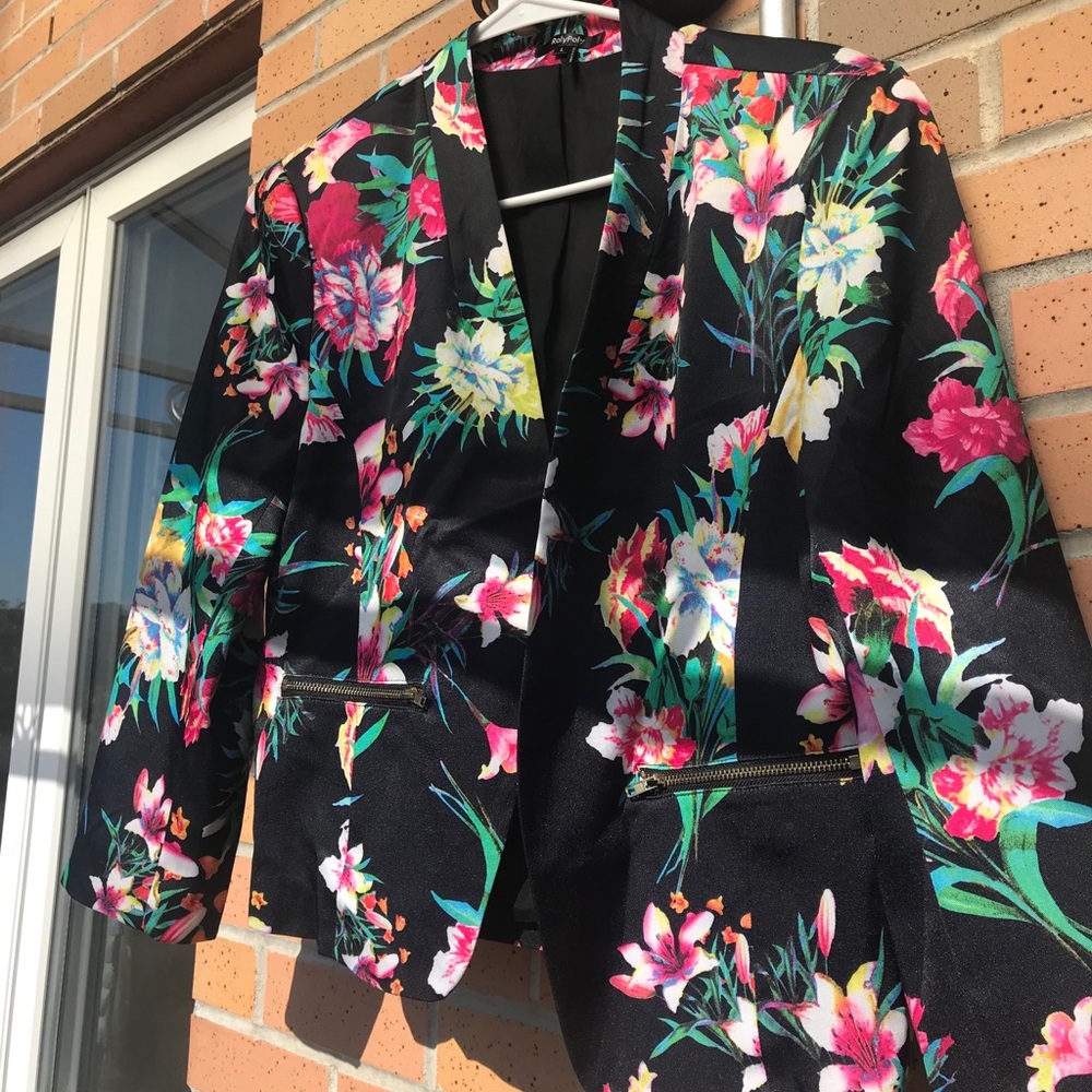 Floral coat